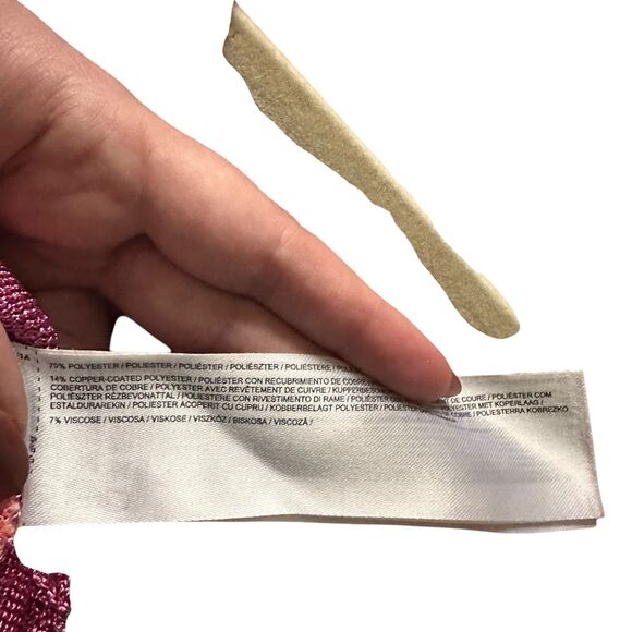 MANGO Striped Metallic Openwork‎ Knit Cardigan XS - Picture 6 of 6